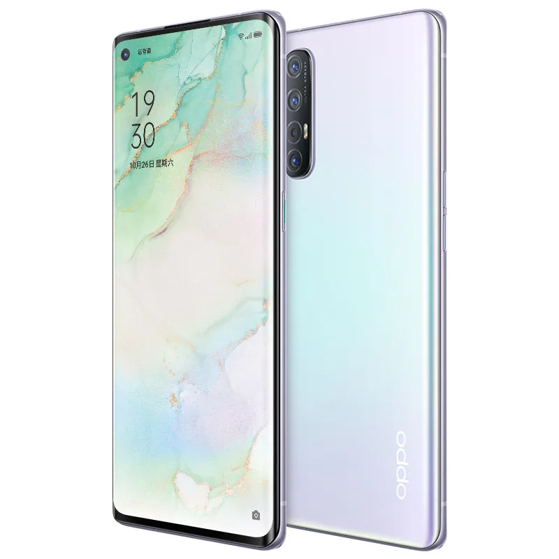 Original Oppo Reno 3 Pro 5G LTE Cell Phone 12GB RAM 256GB ROM Snapdragon 765G Octa Core Android 6.5" Full Screen 48.0MP Face ID Mobile Phone