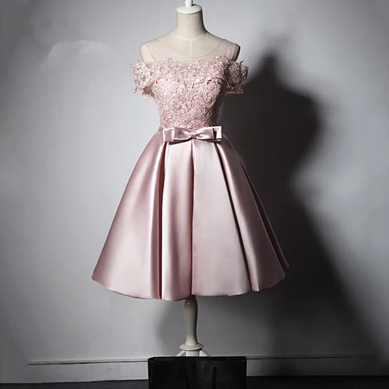 Abiti da ballo in pizzo rosa Abiti da ballo con spalle scoperte Abiti da festa principessa vestido de festa Abiti da ballo 2019 Abito da compleanno