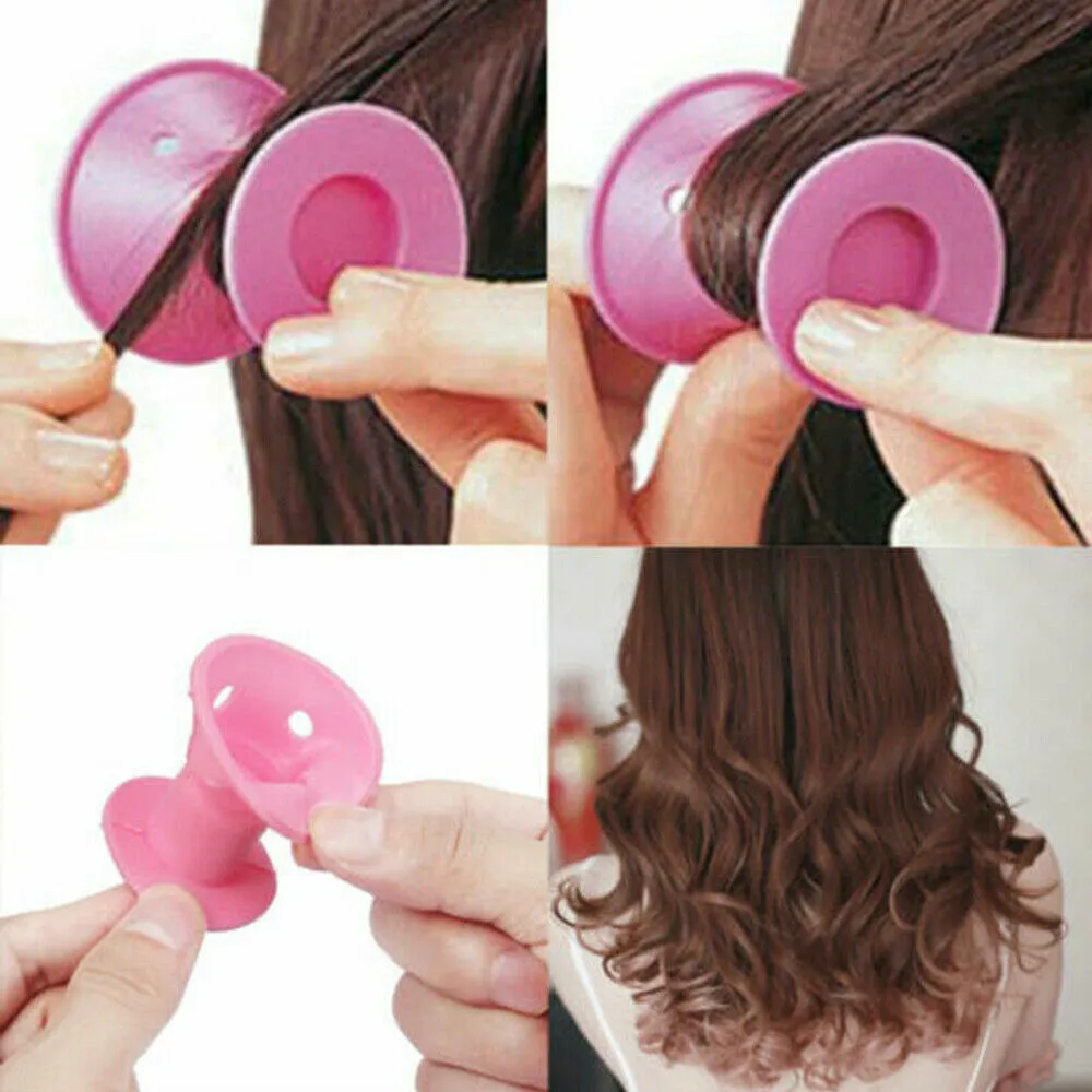 Soft Silicone Pink Silicone Hair Rollers For DIY Hair Styling And Salon Use From Love2016365 2.21 DHgate.Com