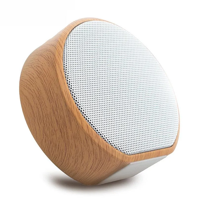 A60 Bluetooth Speaker Outdoor Houten Speakers Draagbare Draadloze Subwoofer MP3-speler FM Radio Audio TF Card USB Play Handsfree Calling