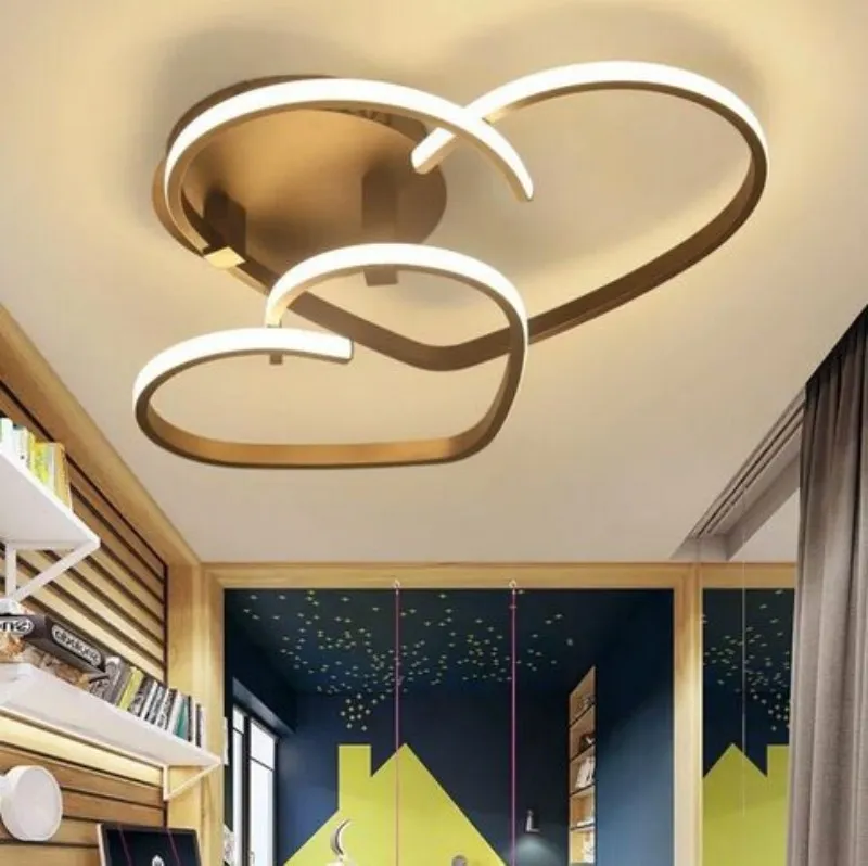 VEIHAO New modern LED Pendant lamp living room bedroom lighting acrylic shade restaurant kitchen ceiling lamp MYY