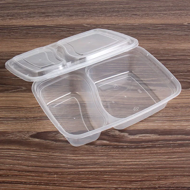 1000ml Disposable Plastic Food Containers