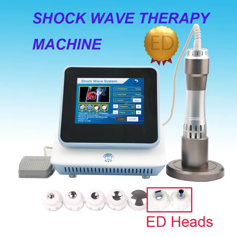 Shipping Free!!! Beauty health machine has Low intensity Erectile Dysfunction ED Focused Shock wave Therapy ESWT with medical CE Application