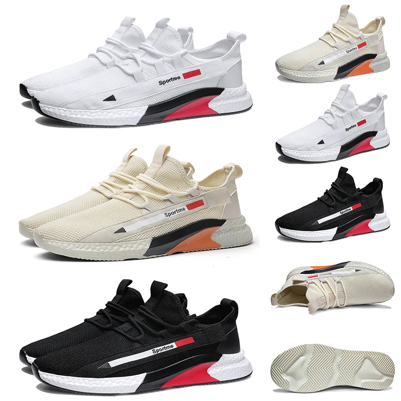 Горячие модные мужские кроссовки, черные, белые, бежевые, красные, женские кроссовки для бега, кроссовки, спортивные кроссовки, размер 39-44, сделано в Китае