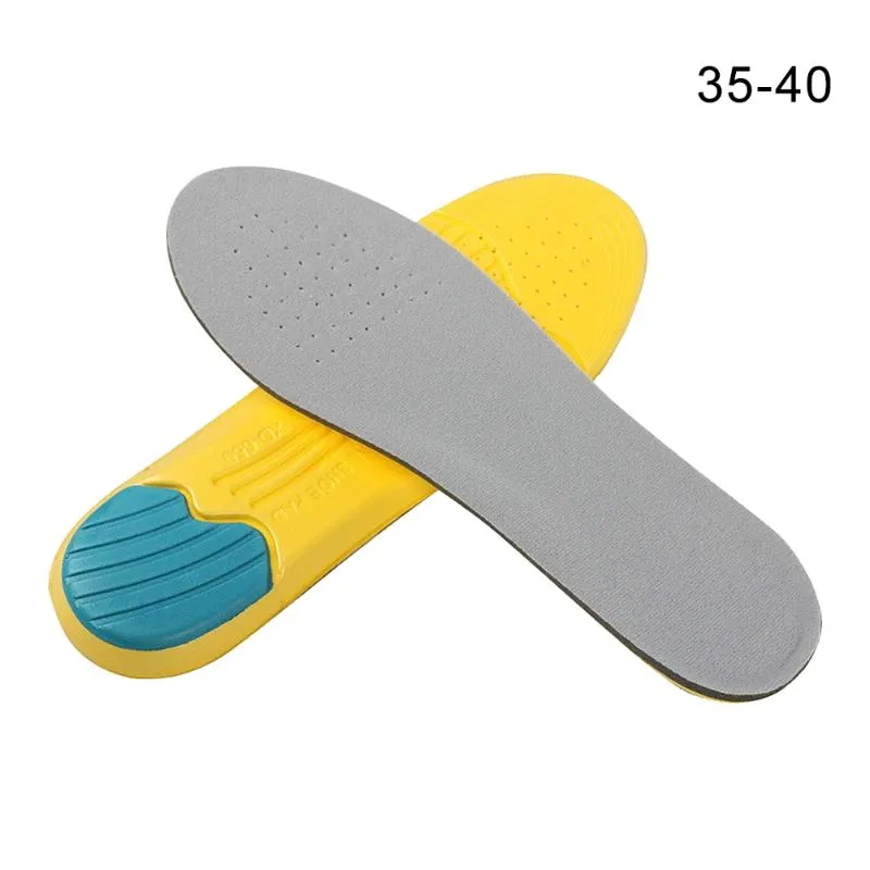 1 paire réutilisable hommes femmes soins des pieds mousse à mémoire de forme désodoriser semelles orthopédiques alpinisme peut être coupé coussin de chaussure en plein air respirant