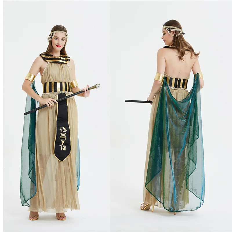 Las mujeres del antiguo Egipto egipcio Cleopatra disfraz de princesa 132 juego de rol femenino vestido Las mujeres del antiguo Egipto egipcio Cleopatra disfraz de princesa 132 juego de rol femenino vestido