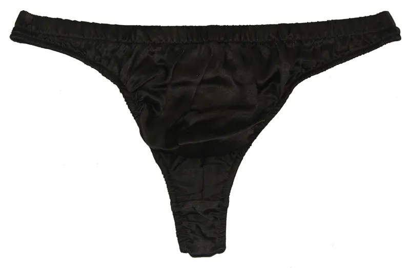Silk Satin Mens Thong Mens Silk Briefs Sexy Underwear In US