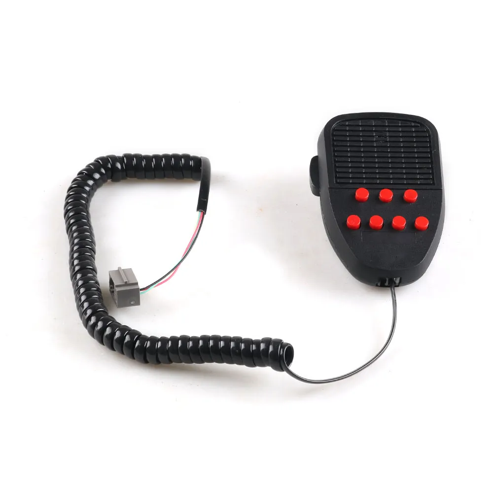 YIYDA Klaxon de Voiture Corne d'alarme de mégaphone de Voiture avec  amplificateur de Son d'urgence 130DB de système de sonorisation de Micro