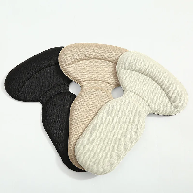 Anti Slip T Shape Foot Heel Pads Silicone Gel Protector Liner For High