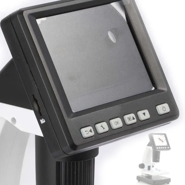 Freeshipping 3,5 Zoll LCD Digital 5 Megapixel Mikroskop 8 LED Kamera Video Recorder 500X Magn Kostenloser Versand