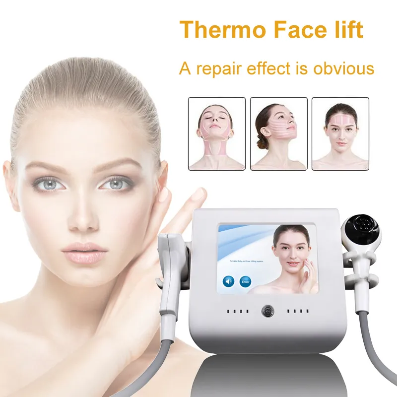 Portabel RF-radiofrekvens Slimming Machine Thermo Face Lift Vakuum Spa Salon Beauty Machine