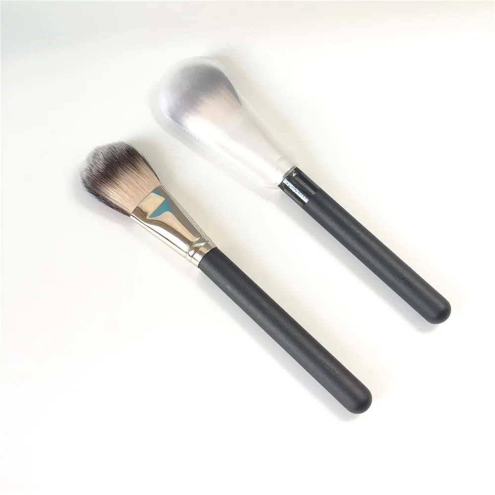 Brosse pour le visage en fibres fendues 127, brosse douce à double poils pour poudre, Blush, teint, outils de mélange de maquillage de beauté