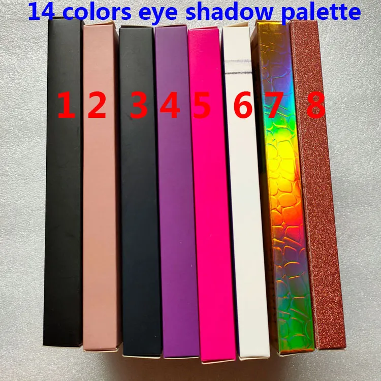 Märke 14 Färger Eye Shadow Palette Shimmer Matte Eye Shadow Skönhet Makeup 14 Färger Ögonskugga Palett Vattentät hög kvalitet