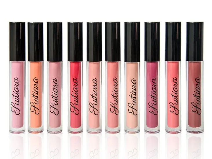 Suitiara Cosmetics Ultra Matte Lipstick Lip Gloss 10 colores Nuevo de alisy