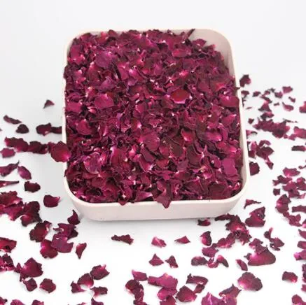 100% Nieuwe Natuurlijke Geur Bloemen Gedroogde rozenblaadjes Bruiloft en Party Tafel Confetti Decoratie Biologisch afbreekbaar Rozenblaadje 5G