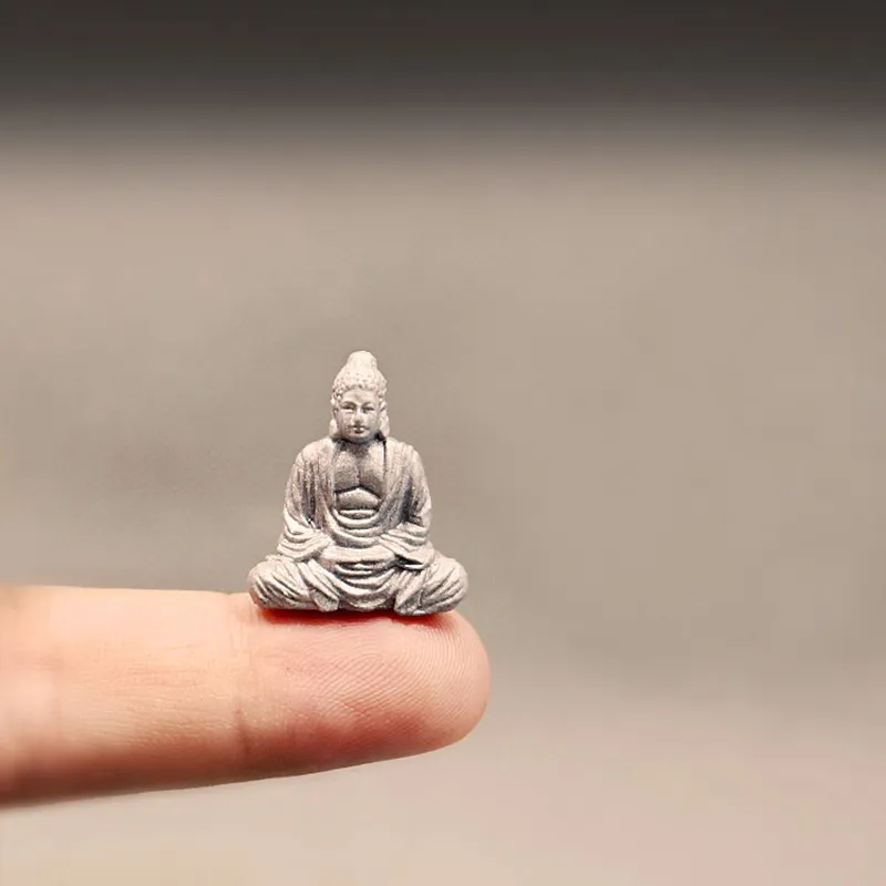 Nova estátua de Buda de Buda/Fairy Gnome/Moss Terrarium Decor/Artesanato/Bonsai/Jardim/Miniatura/Miniatura/Figure