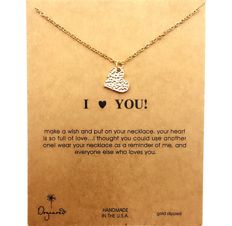 Pendentif Mode Colliers Personnalité Golden Creative Creative Coeur Coeur Clavicule Collier court