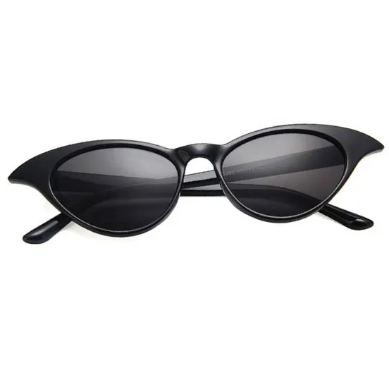 Lunettes de soleil jambe mode chat nouveau rétro rétro HD oeil large femmes marque concepteur ombrage lunettes de soleil femme noir 2021 Uv400 Rhslj