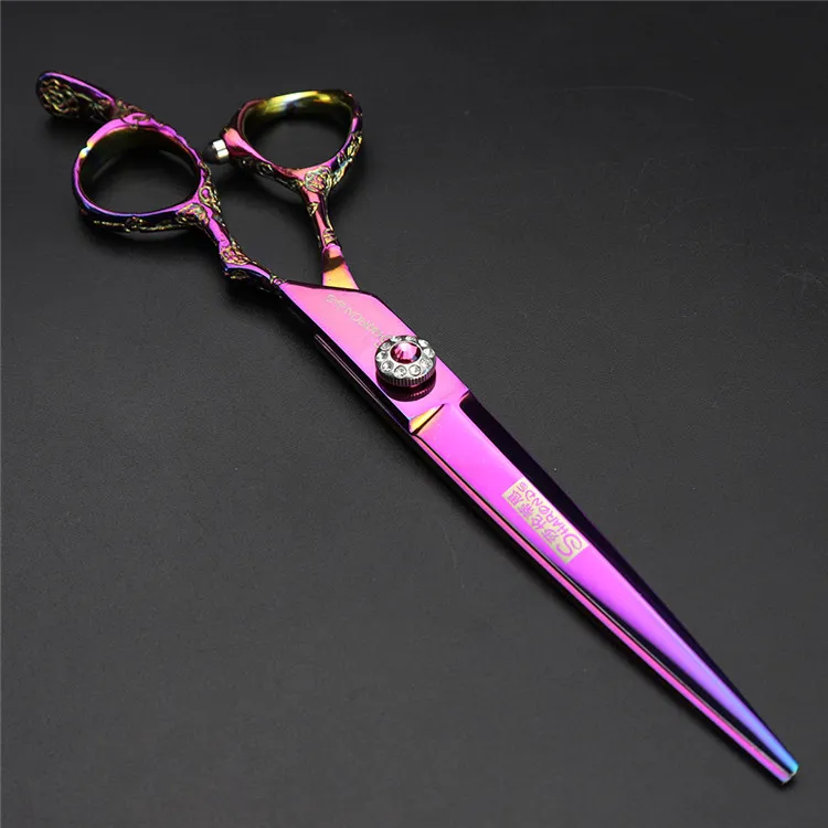 6 7 Inch Japan 440C Hair Scissors Professional Hairdressing S SALON SALON Form Cutting Thunning Tools3091