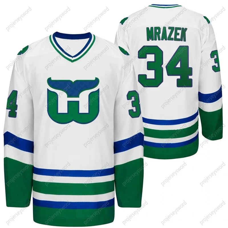 2024 Hartford Whalers Night Hockey Jersey Custom Blue