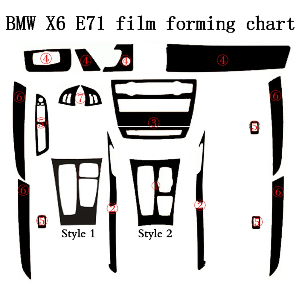 Für BMW M3 E90-E93 2007-2013 aschenbecher abdeckung platte