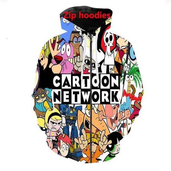 Cartoon Hoodies For Couples 90s Style Long Sleeve Winter Jacket