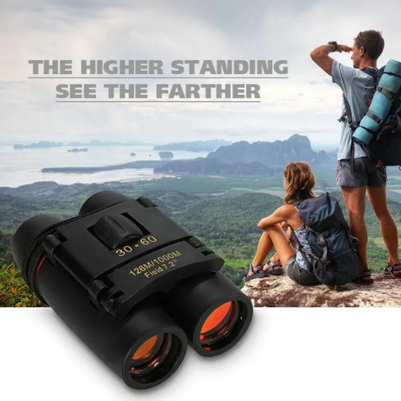 Outdoor Telescope 30x60 Day And Night Camping Travel Vision Spotting Scope 126m/1000m Optical military Folding Binoculars Telescope 2021