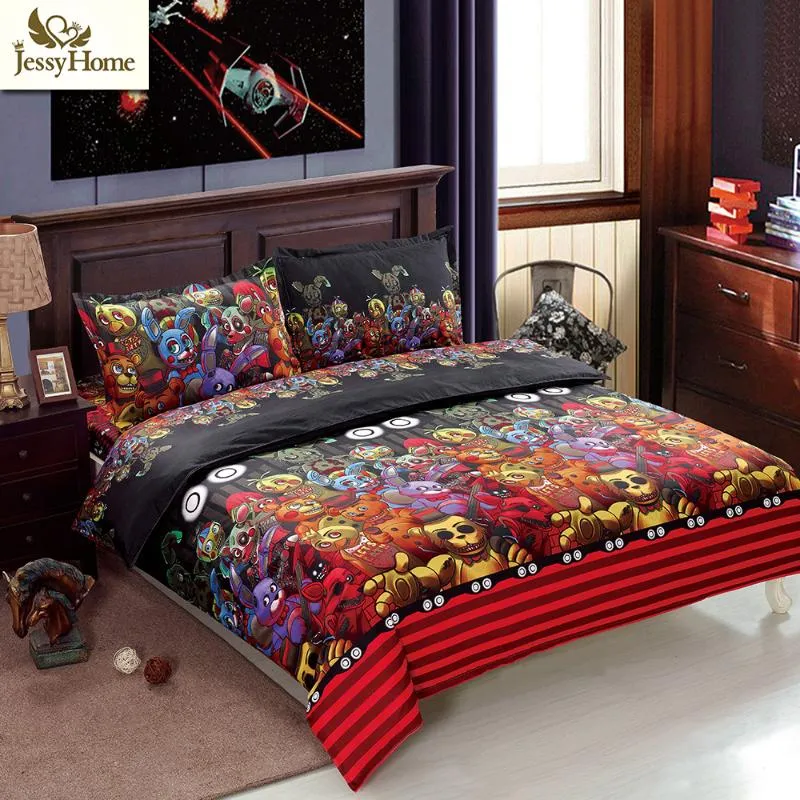 FNAFs Bedding Five Nights At s Bedding Set Twin Queen King Size