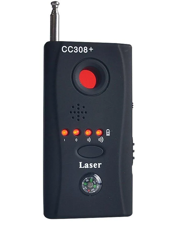 Full Range Anti - Spy Bug Detector CC308 Mini câmera wireless escondida Signal GSM dispositivo localizador Privacidade Segurança Protect