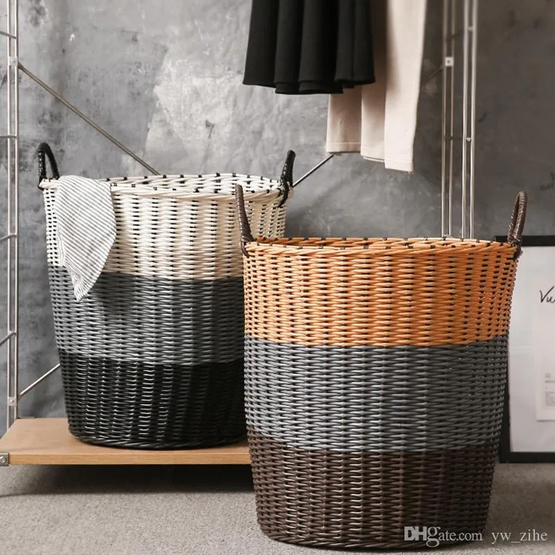 Panier À Linge Pliable Enfant Panier De Rangement En Tissu Épais