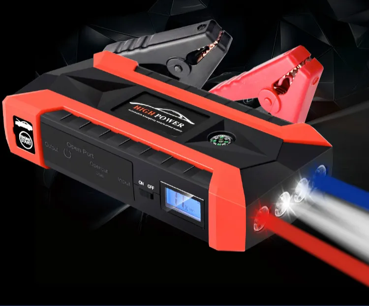 Multi Function Car Jump Starter Battery Booster Power Bank Rescue Kit  88000mAh