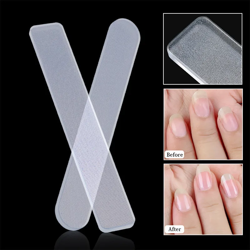Tamax Professional Durable Nano Glass Nail Buffer File Shiner Manicure Files Nail Art Glass Buffer Polering Granding File Nail Art Tool