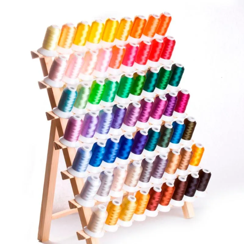 Yarn Simthread Polyester Embroidery Thread 63 Brother Colors 550 Yards