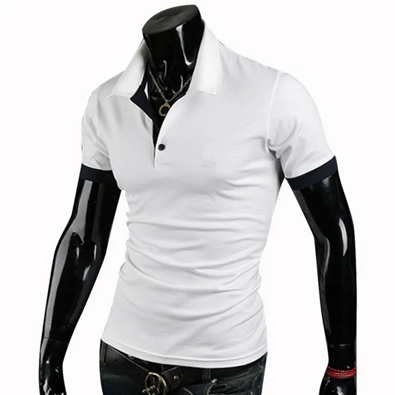 Polos de disenador a la moda para hombre novedad de verano 2020 polos de marca para hombre camiseta de manga corta ajustada transpirable 10