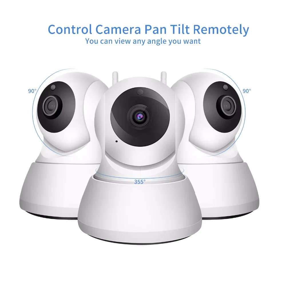 Telecamera IP di sicurezza domestica Wi-Fi 1080P 720P Telecamera di rete wireless Telecamera CCTV Sorveglianza P2P Visione notturna Baby Monitor