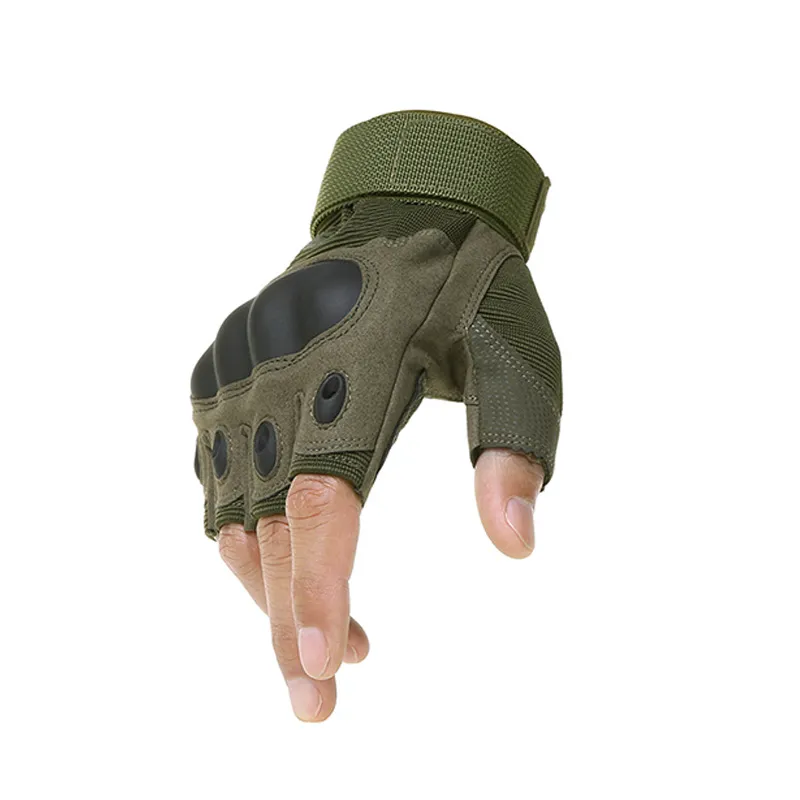 Hard knuckle fingerless gloves on sale