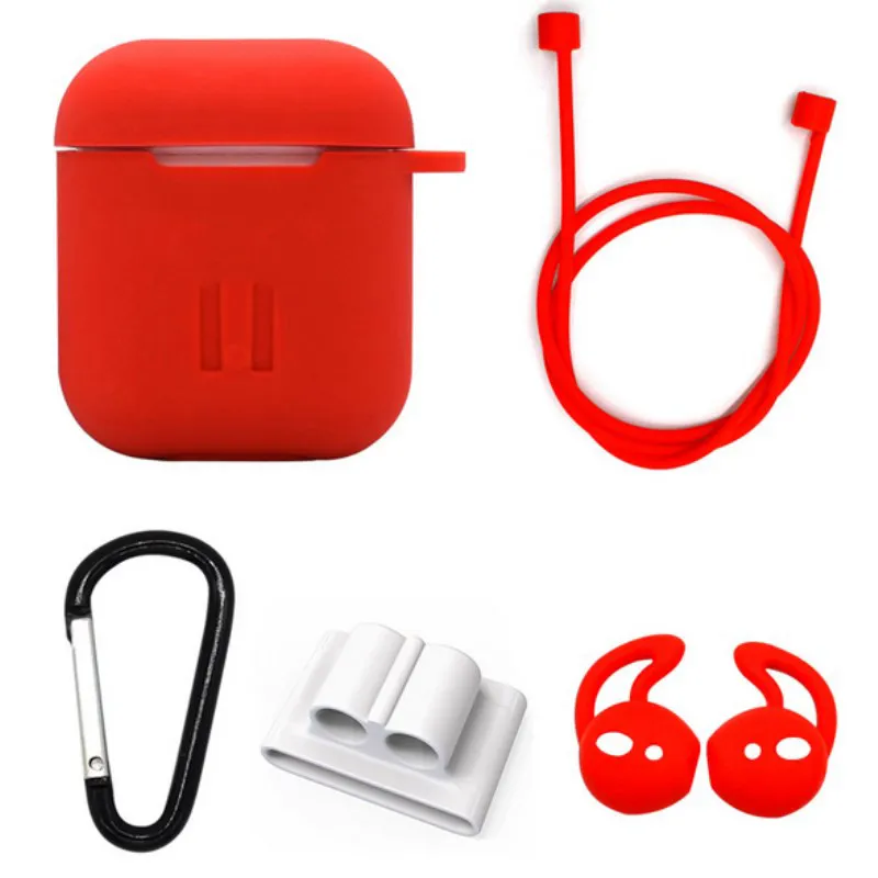 Silicone Earphone Case With Neck Strap For Airpods 2024 Pro Anti