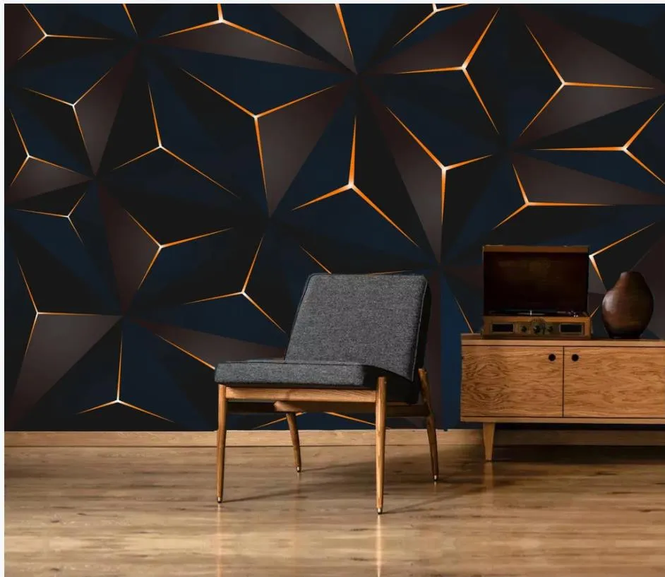piękne krajobrazy tapety nowoczesne minimalistyczne złote linie streszczenie geometryczne tło TV