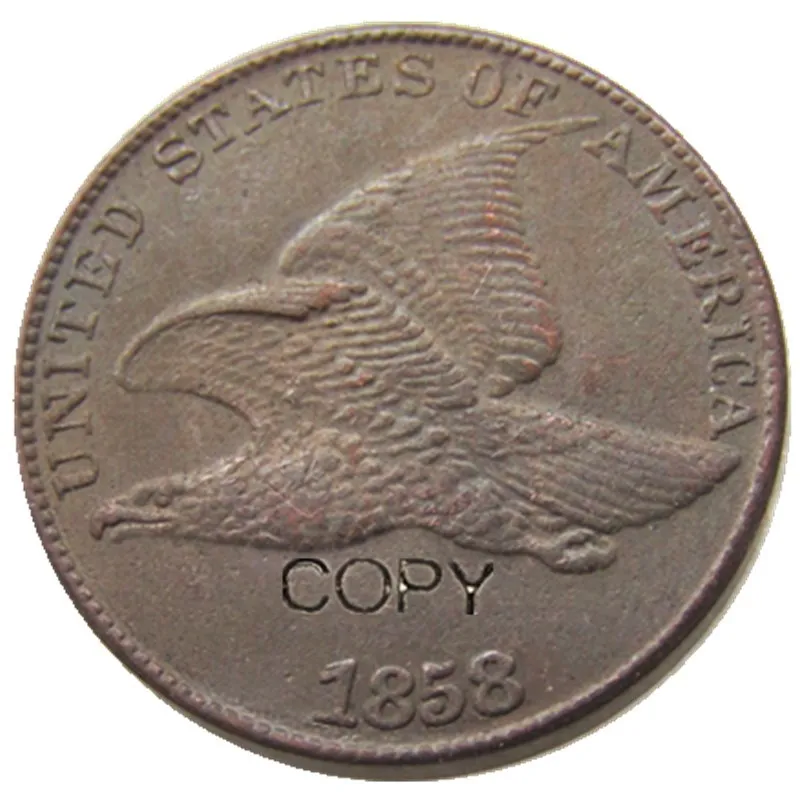 الولايات المتحدة 1856-1858 6 قطع تحلق النسر سنت كرافت نسخة تزيين عملة الحلي إكسسوارات ديكور منزلي