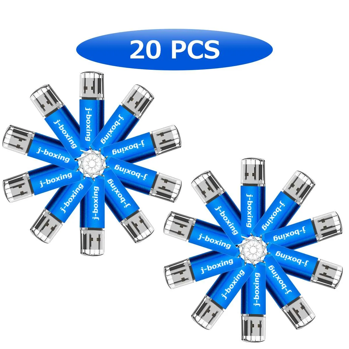 الأزرق السائبة 20PCS 512MB USB فلاش حملة فلاش حملة القلم مستطيل السامي سرعة الإبهام ذاكرة تخزين للقرص كمبيوتر محمول ماك بوك