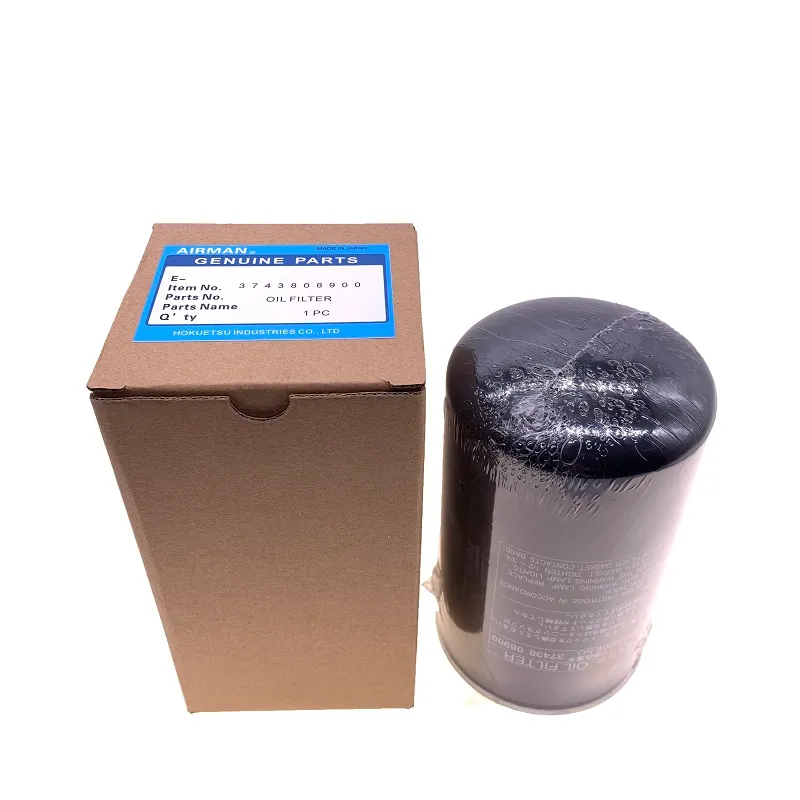 4pcs/lot 3743808900 (37438-08900) oil filter element OF coolant filter for Airman