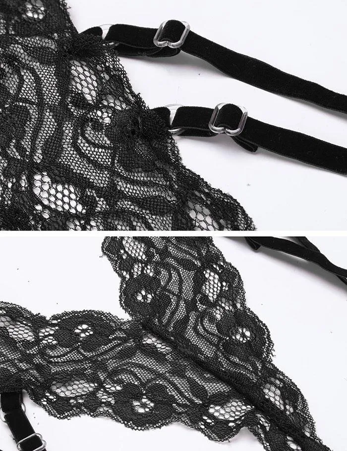 Avidlove Black Lingerie for Women Naughty Bralette Sets Sexy Underwear for Sexy  Night Exotic Outfit Black XS : : Clothing, Shoes & Accessories