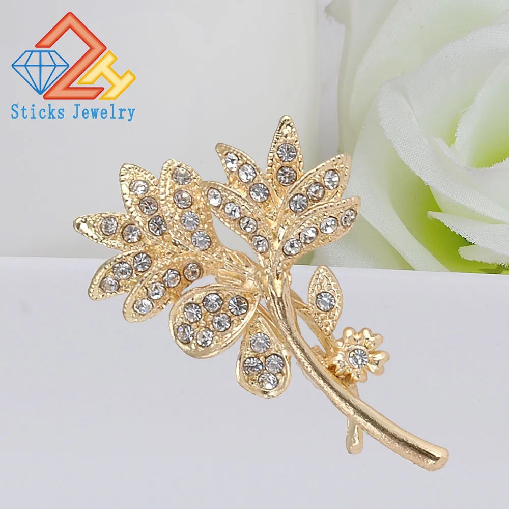 Gold shop coloured brooches