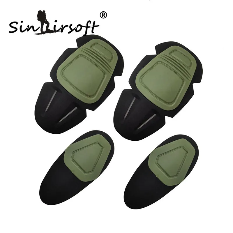 SinnaSoft Paintball Airsoft Combat G3 Protective Uniform Pants Tactical Knee och armbåge Protector Knee Elbow Pad