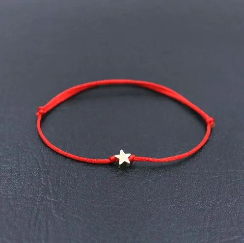 Lucky Red Strings Star Bracelets 