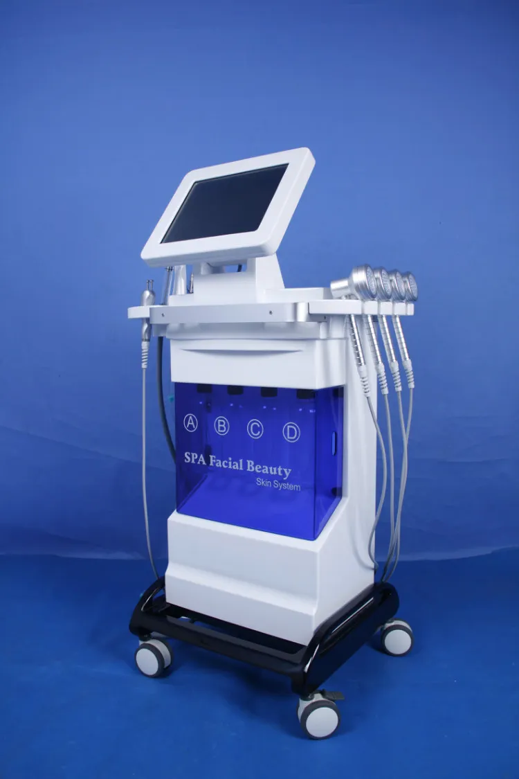 Dermabrasiemachine diamant microdermabrasie afslank machine zuurstof aqua jet peel bio-lifting ultrasone huid peeling ce/dhl