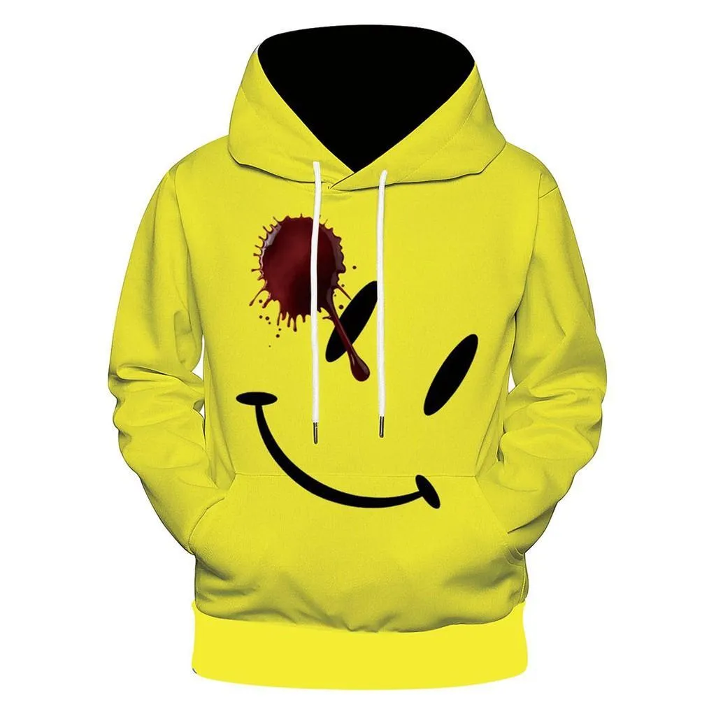 Gedruckt Hoodies Sweatshirt männer Herbst Frühling Mode 3d Druck Hoodie Mit Kapuze Lose Lange Hülse Top Streetwear Sudadera Hombre