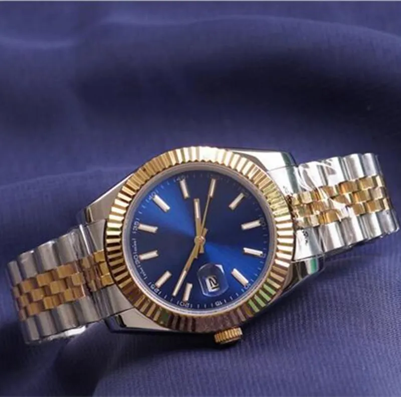 lussuoso cinturino in acciaio bicolore oro e argento Datejust da 36 mm, orologi meccanici automatici da uomo, orologio da presidente Rel, regalo