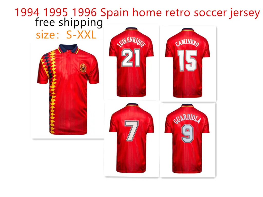 Luis Enrique Spain vintage jersey