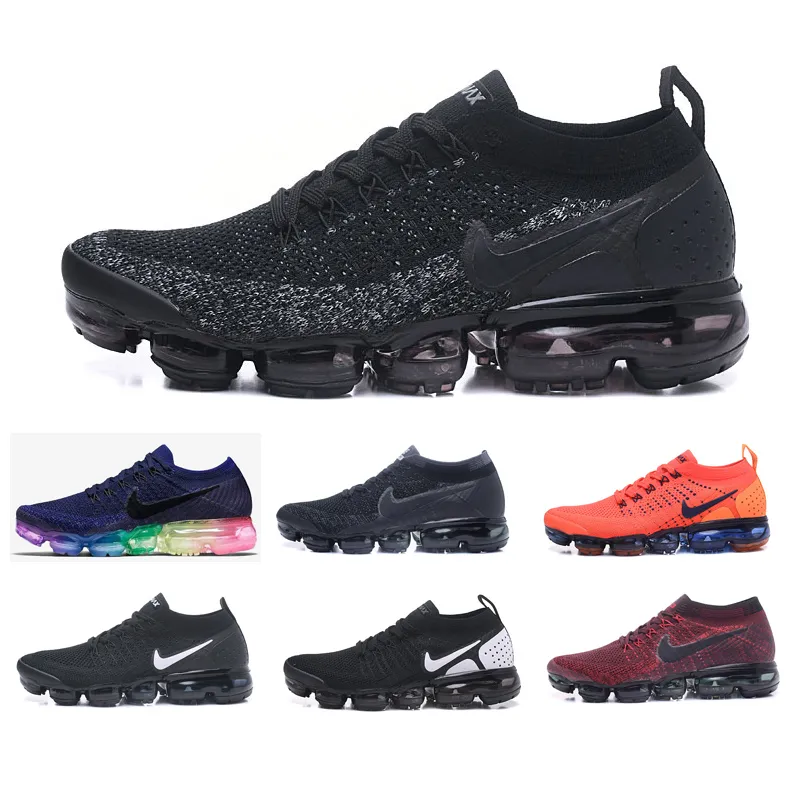 Air Vapor Max Flyknit Flywire 2.0 Running Shoes Men Athletic Trainers Sports Women Black White Outdoor Sneakers Walking From Jkngsdlin, $36.27 | DHgate.Com